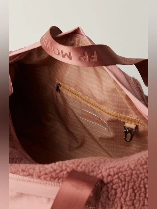 Free People Movement ~ Slopes Sherpa Duffle Bag ~ Gem ~ * NWT - Picture 7 of 8